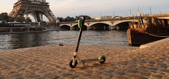 Les trottinettes electriques en libre-service à Paris